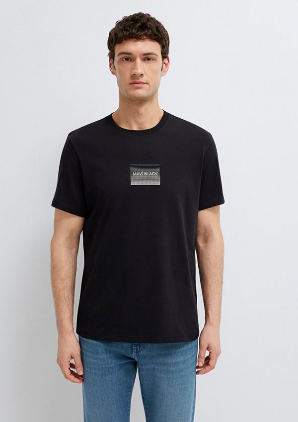 Mavi MAVİ BLACK TİŞÖRT Jet Siyah Siyah Erkek T-Shirt