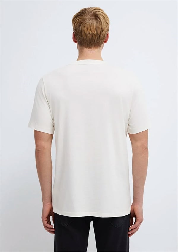 Mavi MAVİ BLACK TİŞÖRT Kırık Beyaz Beyaz Erkek T-Shirt
