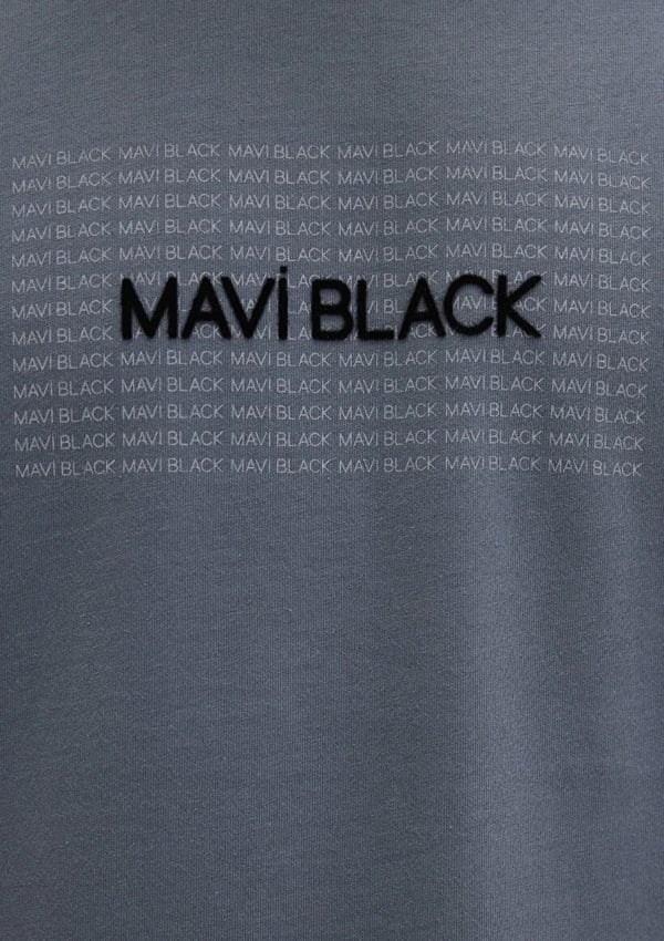 Mavi MAVi BLACK TİŞÖRT Koyu Deniz Mavi Gri Erkek T-Shirt