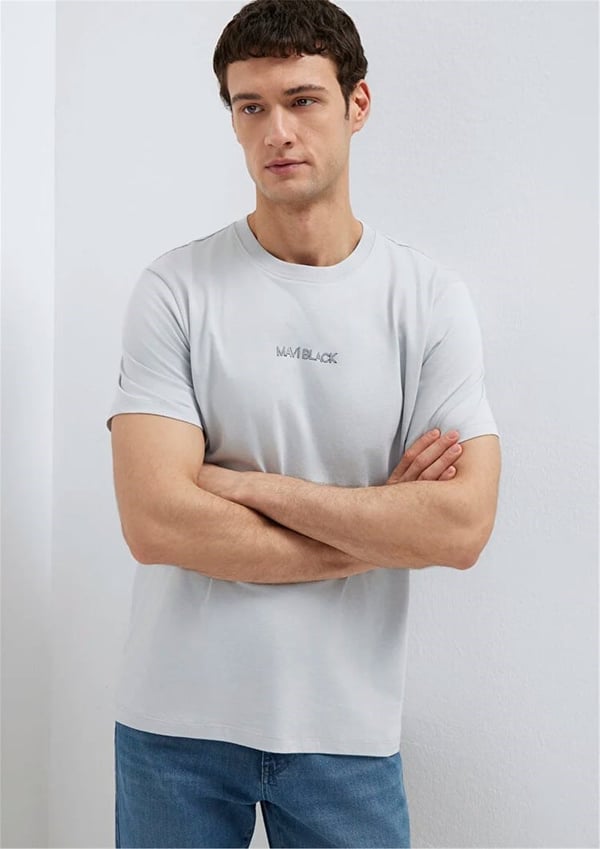 Mavi MAVİ BLACK TİŞÖRT Pearl Blue Mavi Erkek T-Shirt