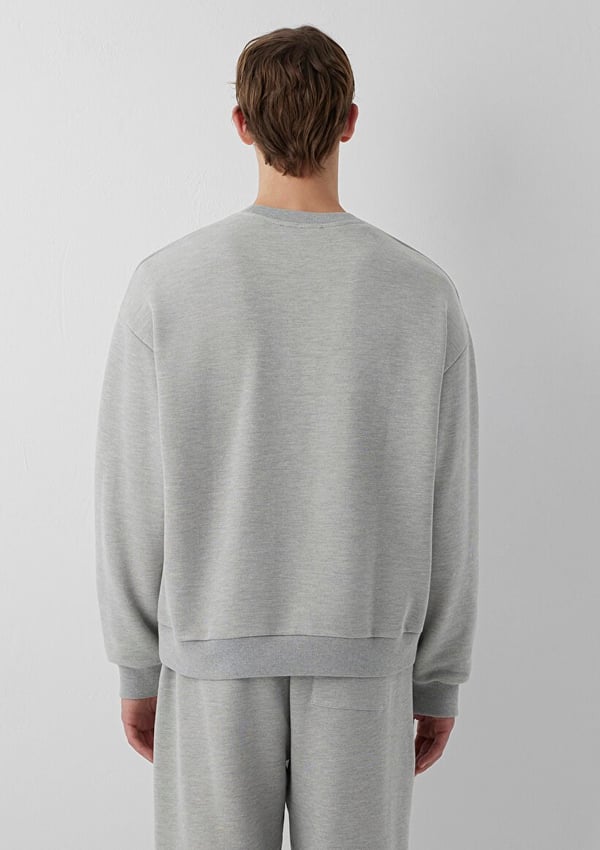 Mavi MAVİ JEANS SWEATSHIRT Açık Gri Melanj Gri Erkek Sweatshirt