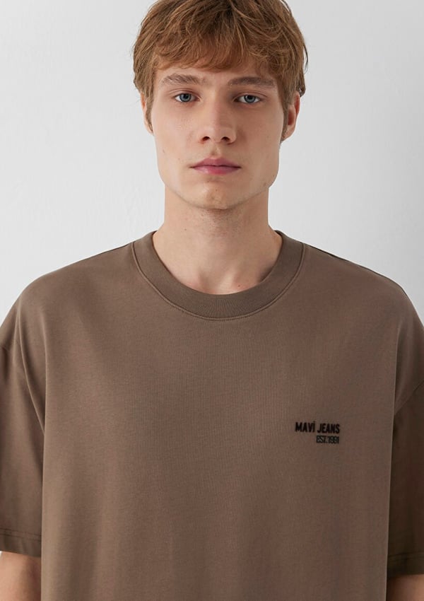 Mavi MAVİ JEANS TİŞÖRT Kahverengi Kahverengi Erkek T-Shirt