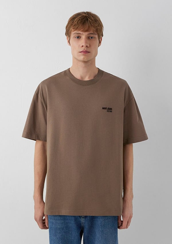 Mavi MAVİ JEANS TİŞÖRT Kahverengi Kahverengi Erkek T-Shirt
