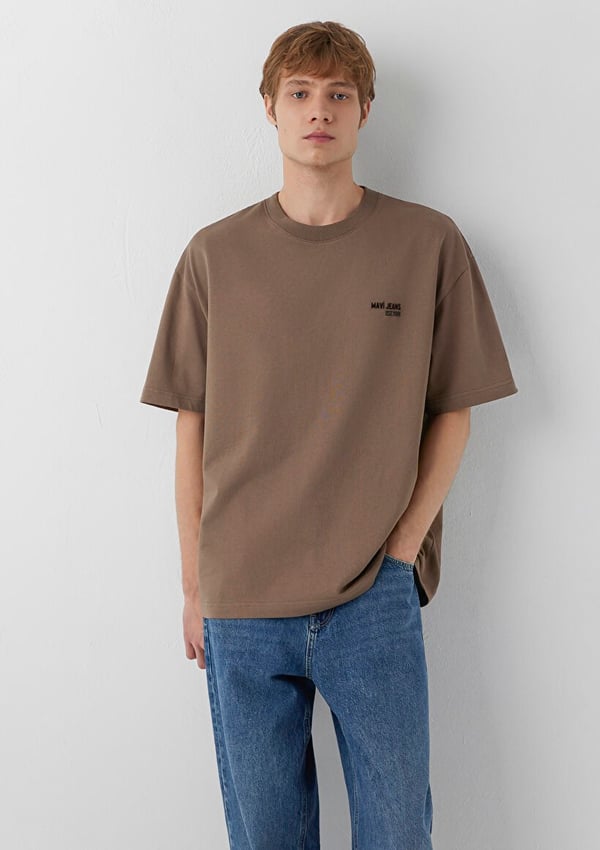 Mavi MAVİ JEANS TİŞÖRT Kahverengi Kahverengi Erkek T-Shirt