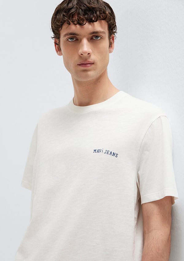 Mavi MAVİ JEANS TİŞÖRT Kırık Beyaz Kırık Beyaz Erkek T-Shirt