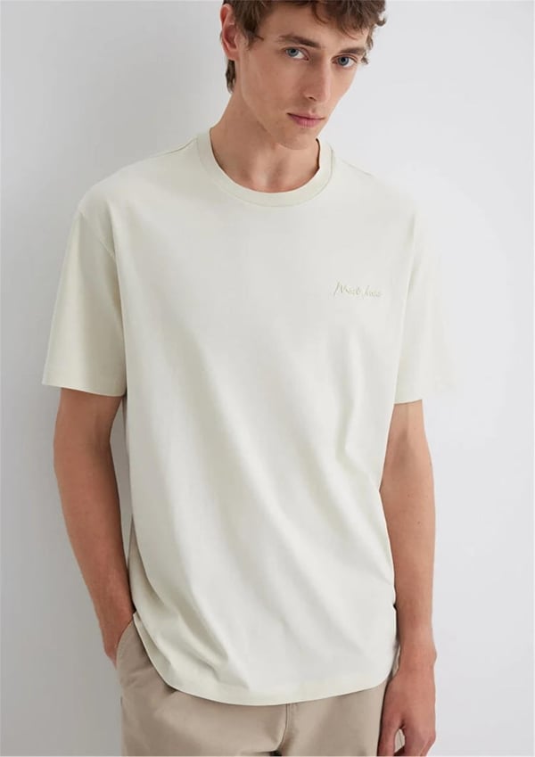Mavi MAVİ JEANS TİŞÖRT Kum Beji Bej Erkek T-Shirt