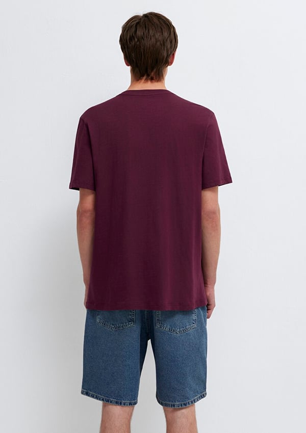 Mavi MAVİ JEANS TİŞÖRT Şarap Bordo Bordo Erkek T-Shirt