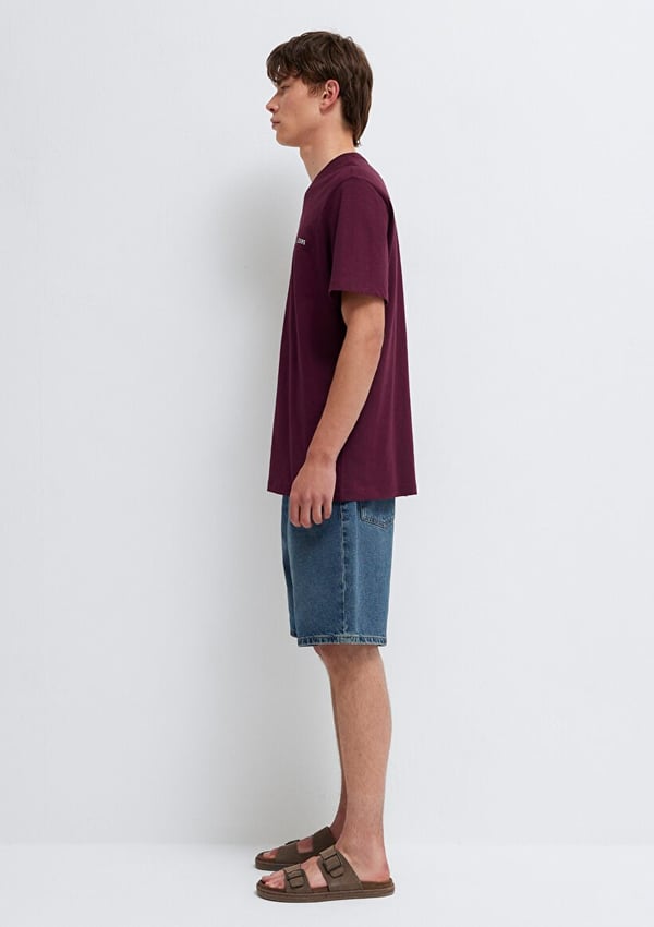 Mavi MAVİ JEANS TİŞÖRT Şarap Bordo Bordo Erkek T-Shirt
