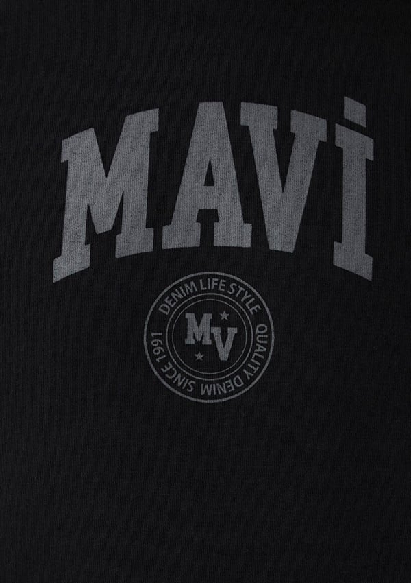 Mavi MAVİ KAPÜŞONLU SWEATSHİRT Siyah Siyah Erkek Sweatshirt