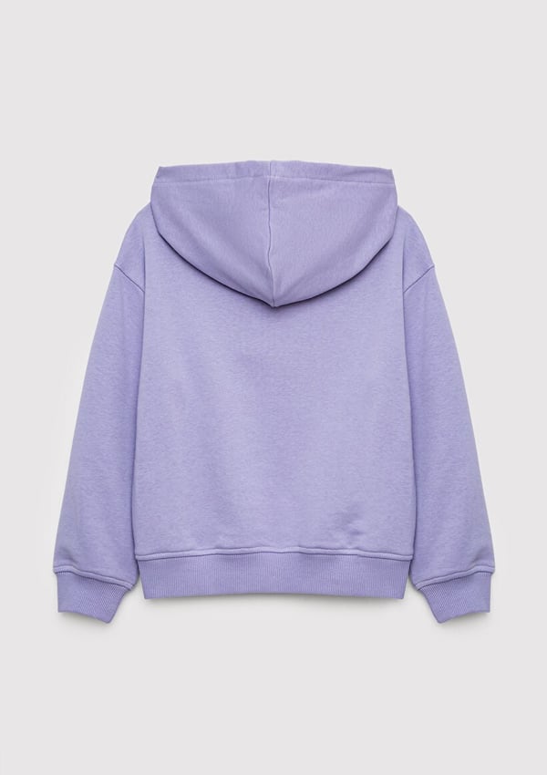 Mavi MAVİ LOGO BASKILI KAPŞONLU SWEATSHIRT Antrasit Kız Çocuk Sweatshirt