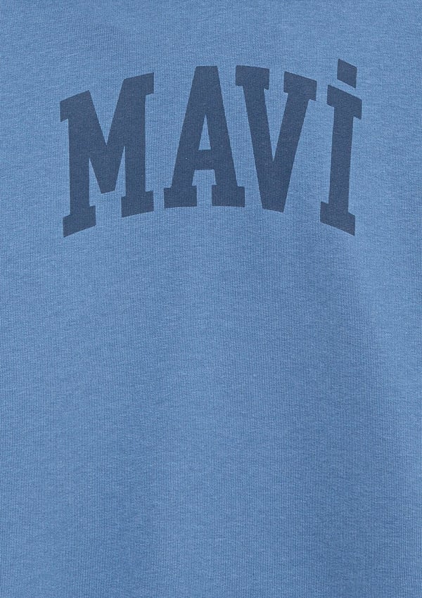 Mavi MAVİ LOGO BASKILI KAPŞONLU SWEATSHIRT Mavi Mavi Erkek Çocuk Sweatshirt