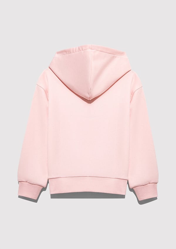 Mavi MAVİ LOGO BASKILI KAPŞONLU SWEATSHIRT Ta Pembe Kız Çocuk Sweatshirt