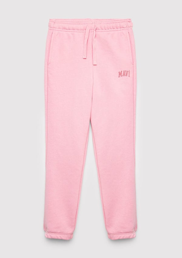 Mavi MAVİ LOGO BASKILI ÖRME PANTOLON Cameo Pink Pembe Kız Çocuk Eşofman Alt