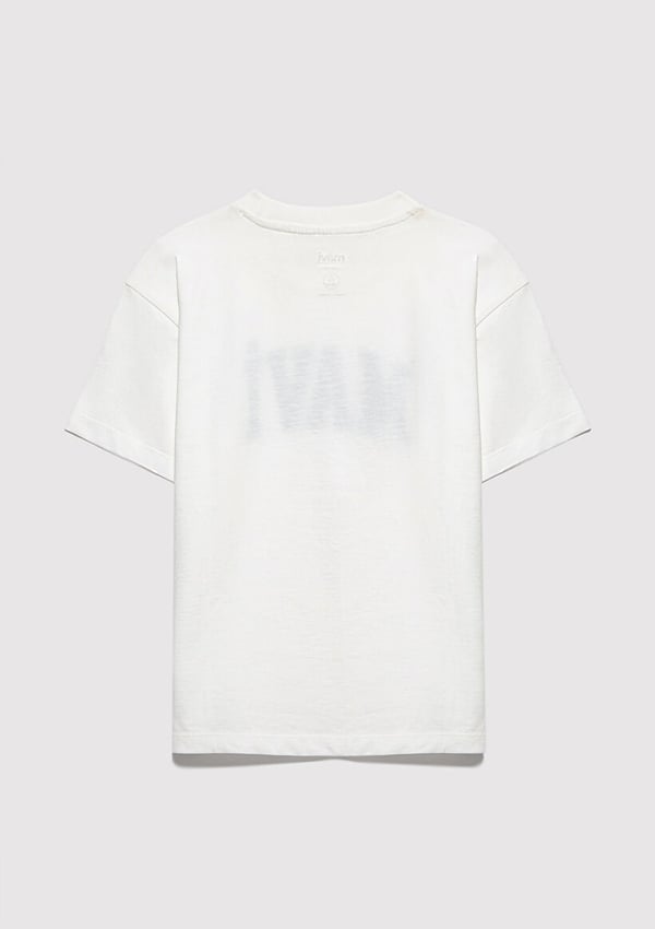 Mavi MAVİ LOGO BASKILI TİŞÖRT Kırık Beyaz Beyaz Erkek Çocuk T-Shirt