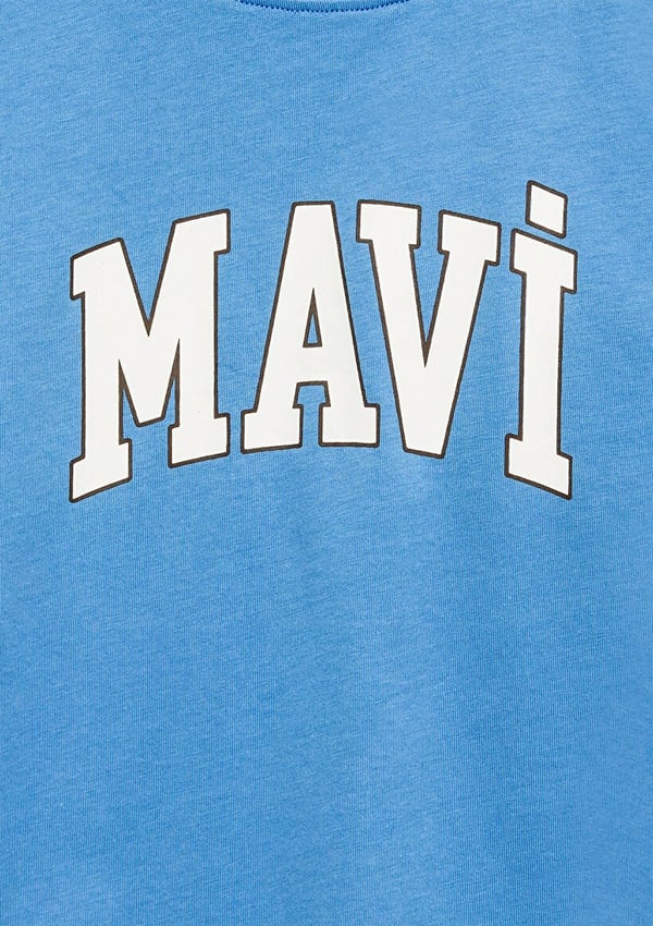 Mavi MAVİ LOGO BASKILI TİŞÖRT Riviera Lacivert Erkek Çocuk T-Shirt