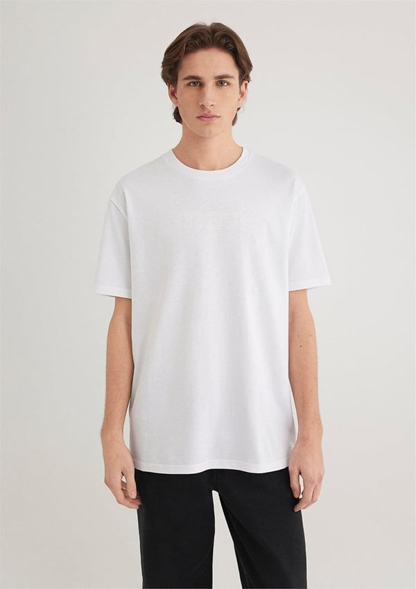 Mavi MAVİ LOGO TİŞÖRT Beyaz Beyaz Erkek T-Shirt