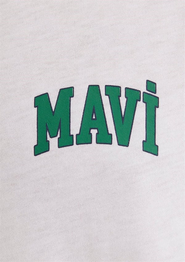 Mavi MAVi LOGO TİŞÖRT Beyaz Beyaz Erkek T-Shirt