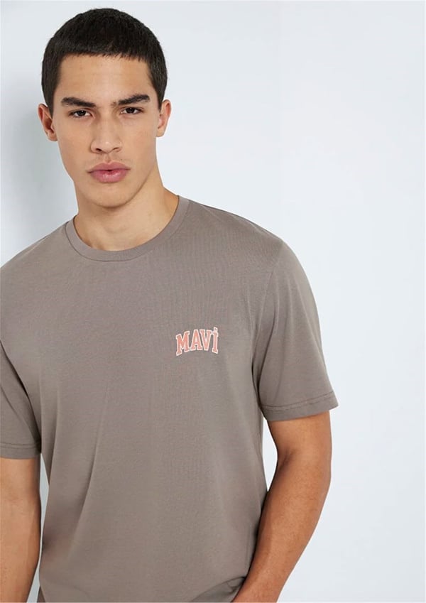Mavi MAVi LOGO TİŞÖRT Falcon Gri Erkek T-Shirt