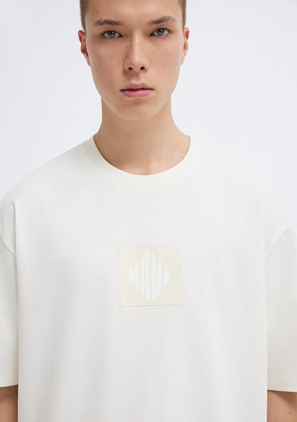 Mavi MAVİ LOGO TİŞÖRT Kırık Beyaz Kırık Beyaz Erkek T-Shirt