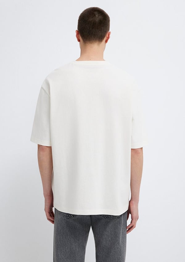 Mavi MAVİ LOGO TİŞÖRT Kırık Beyaz Kırık Beyaz Erkek T-Shirt