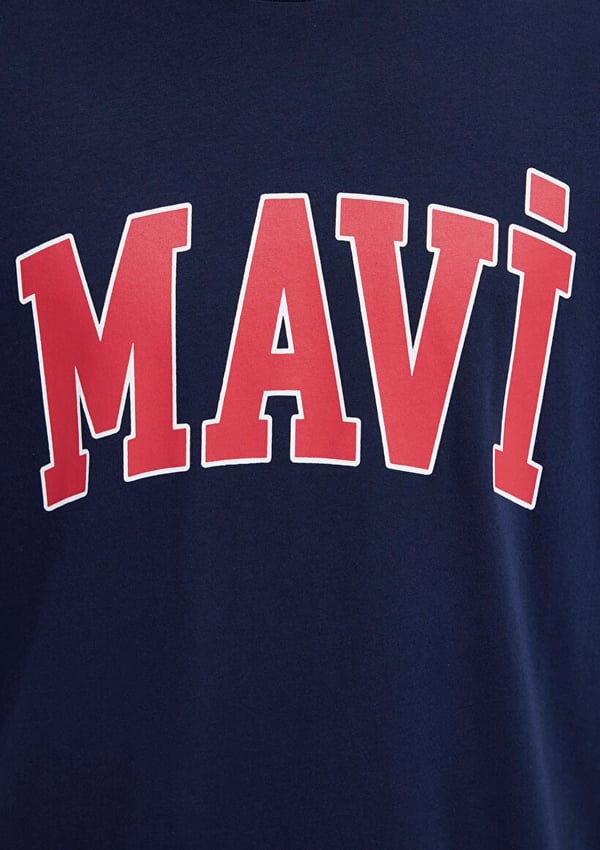Mavi MAVİ LOGO TİŞÖRT Koyu Lacivert Lacivert Erkek T-Shirt