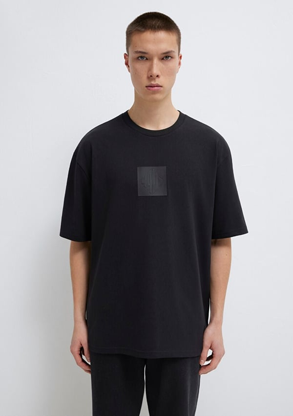 Mavi MAVİ LOGO TİŞÖRT Siyah Siyah Erkek T-Shirt