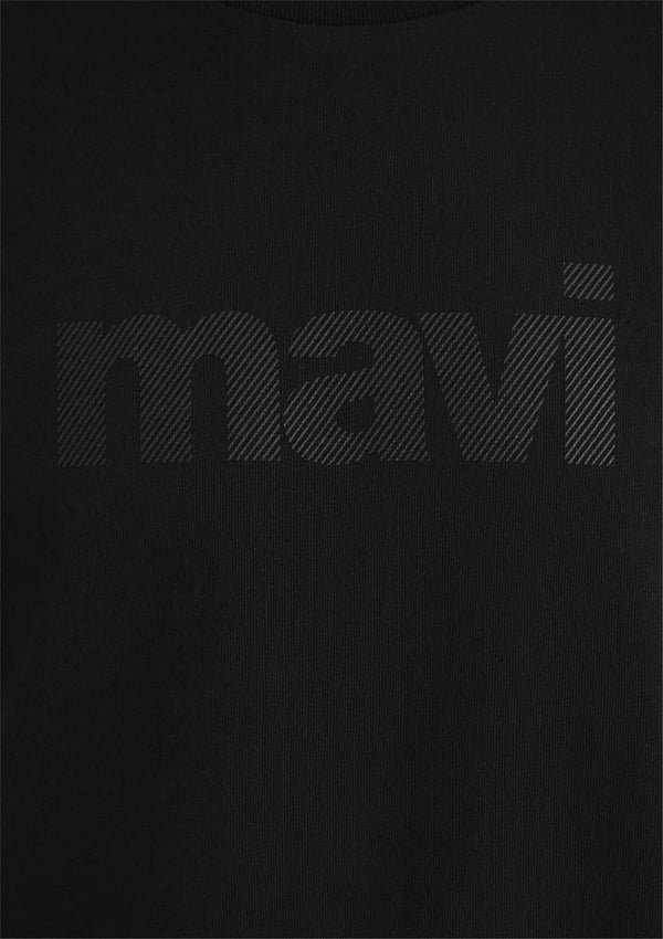 Mavi MAVİ LOGO TİŞÖRT Siyah Siyah Erkek T-Shirt