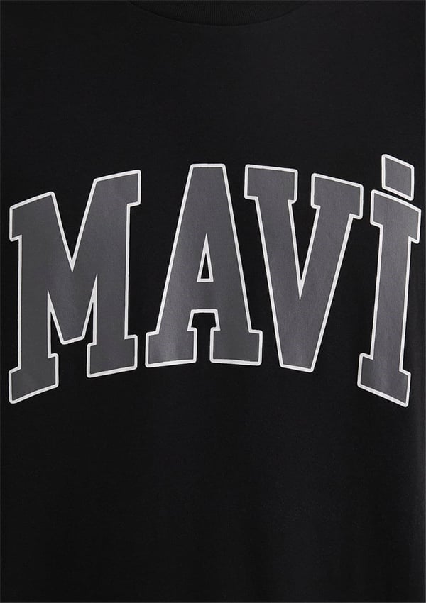Mavi MAVİ LOGO TİŞÖRT Siyah Siyah Erkek T-Shirt