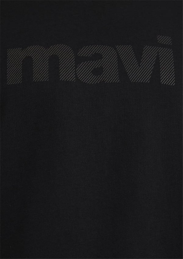 Mavi MAVİ LOGO TİŞÖRT Siyah Siyah Erkek T-Shirt