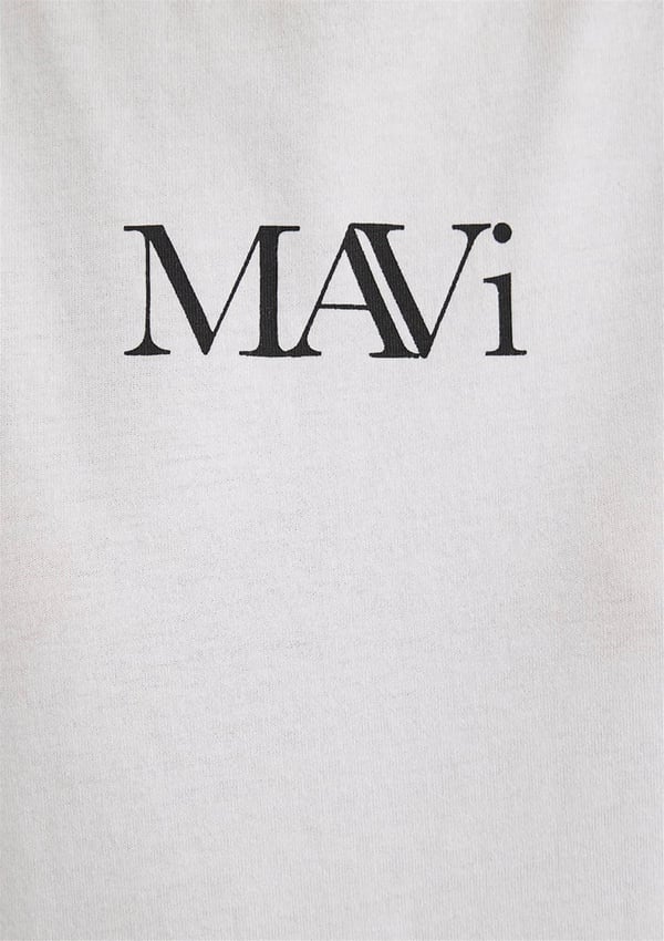 Mavi MAVI LOGO TSHIRT Beyaz Beyaz Kadın T-Shirt