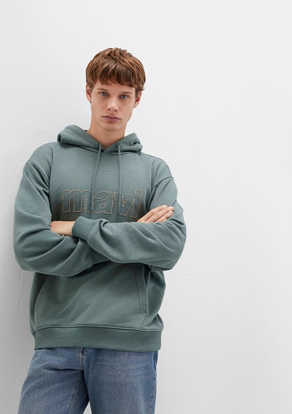 Mavi MAVİ SWEATSHIRT  Soluk Yeşil Turkuaz Erkek Sweatshirt