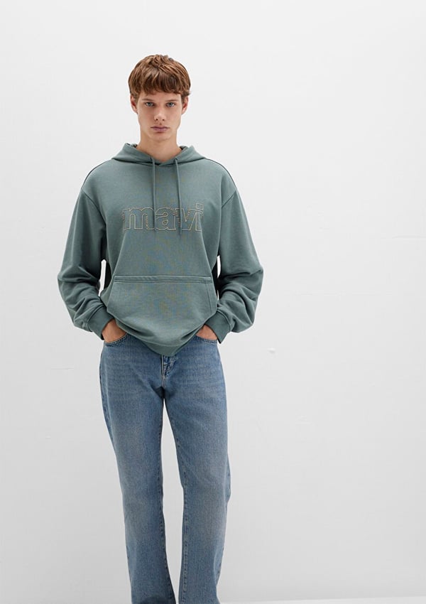 Mavi MAVİ SWEATSHIRT  Soluk Yeşil Turkuaz Erkek Sweatshirt