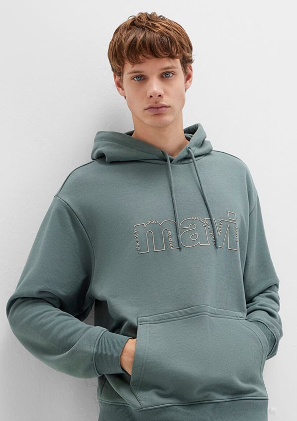 Mavi MAVİ SWEATSHIRT  Soluk Yeşil Turkuaz Erkek Sweatshirt