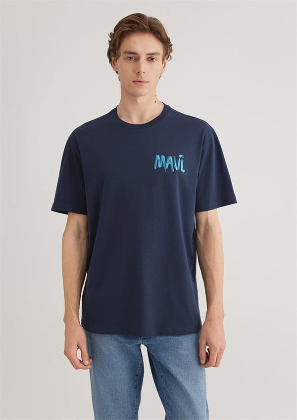 Mavi MAVİ TİŞÖRT Gece Lacivert Lacivert Erkek T-Shirt