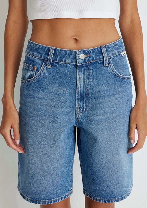 Mavi MELINDA Mid Blue Denim Denim Kadın Şort