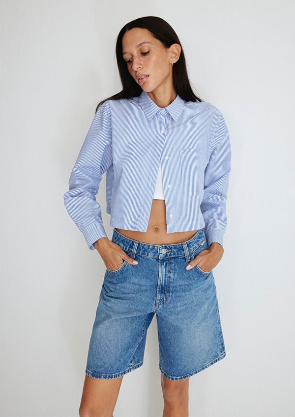 Mavi MELINDA Mid Blue Denim Denim Kadın Şort