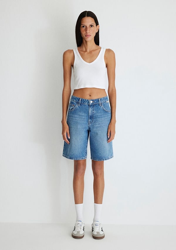 Mavi MELINDA Mid Blue Denim Denim Kadın Şort