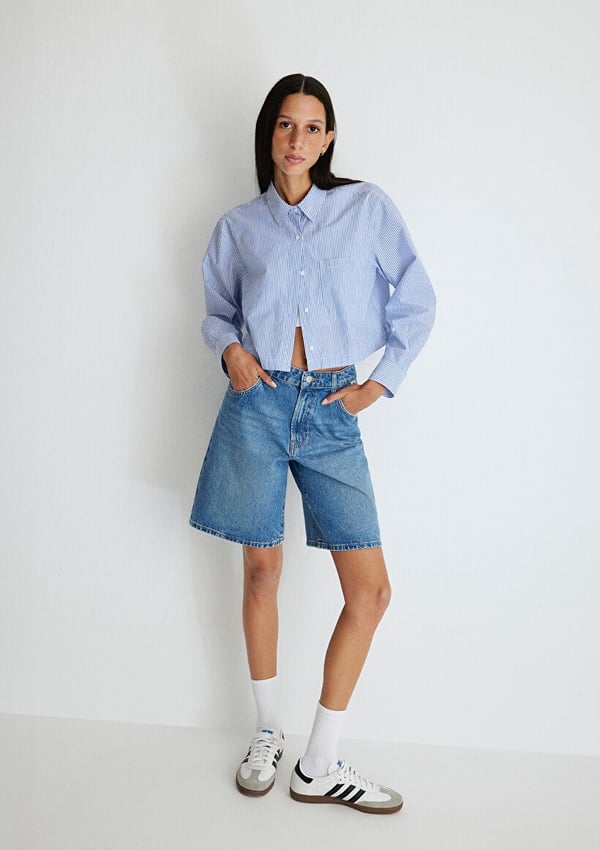 Mavi MELINDA Mid Blue Denim Denim Kadın Şort