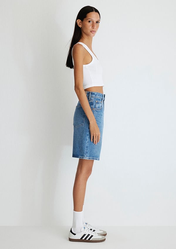 Mavi MELINDA Mid Blue Denim Denim Kadın Şort