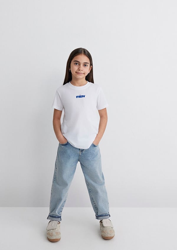 Mavi MİAV BASKILI TİŞÖRT Beyaz Beyaz Erkek Çocuk T-Shirt