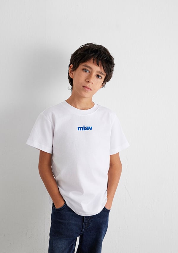 Mavi MİAV BASKILI TİŞÖRT Beyaz Beyaz Erkek Çocuk T-Shirt