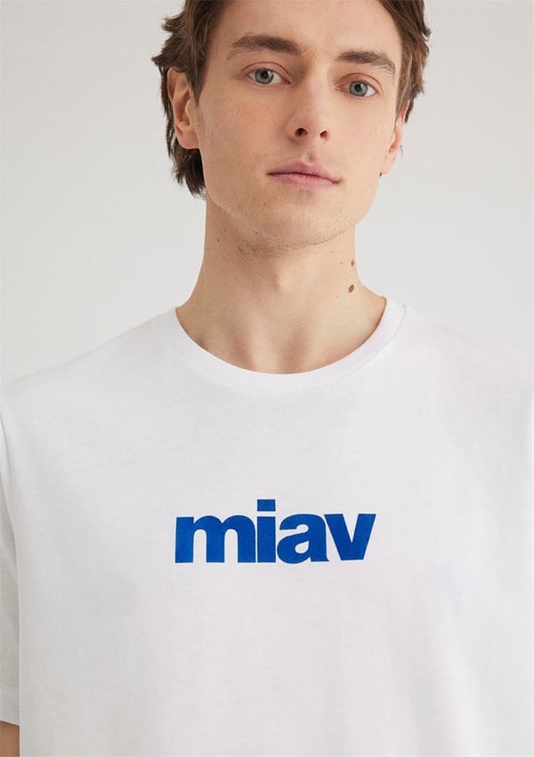 Mavi MİAV BASKILI TİŞÖRT Beyaz Beyaz Erkek T-Shirt
