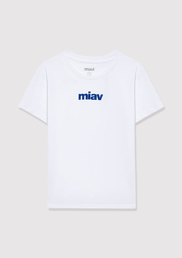 Mavi MİAV BASKILI TİŞÖRT Beyaz Beyaz Erkek Çocuk T-Shirt