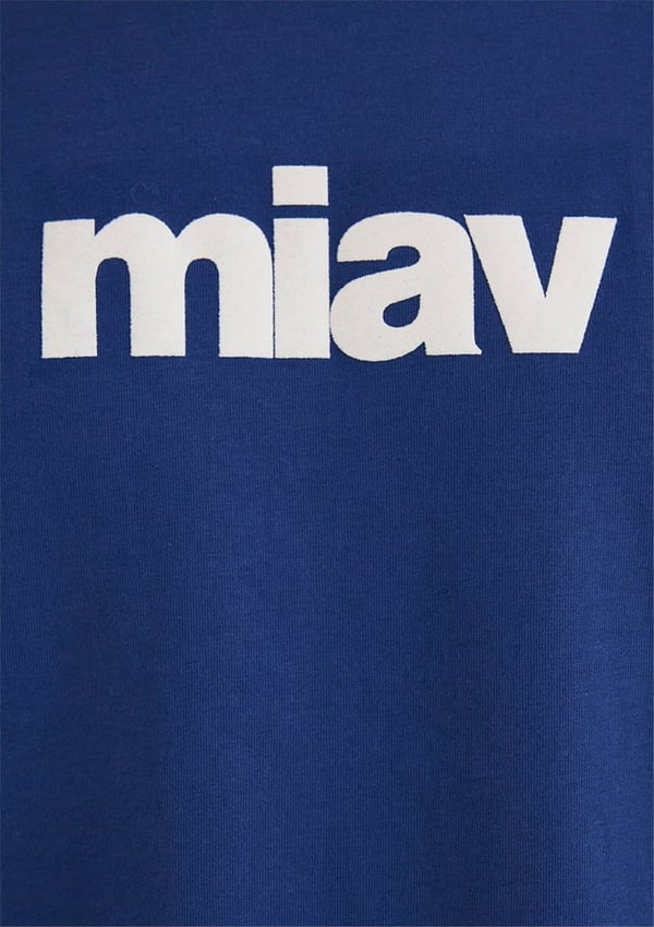 Mavi MİAV BASKILI TİŞÖRT Koyu Saks Mavi Saks Erkek T-Shirt
