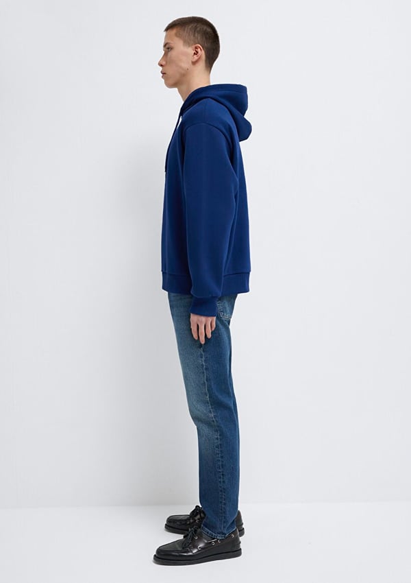 Mavi MiAV KAPÜŞONLU SWEATSHiRT Koyu Saks Mavi Lacivert Erkek Sweatshirt