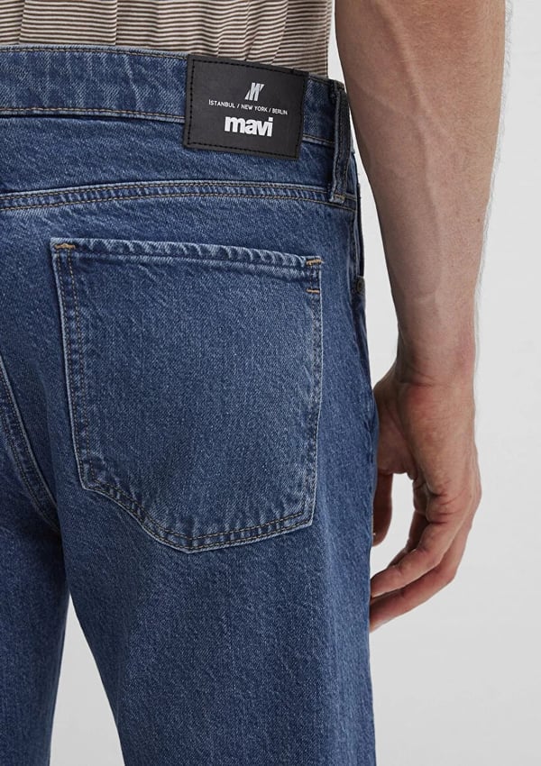 Mavi MiLAN Dark Used Street Denim Erkek Kot Pantolon