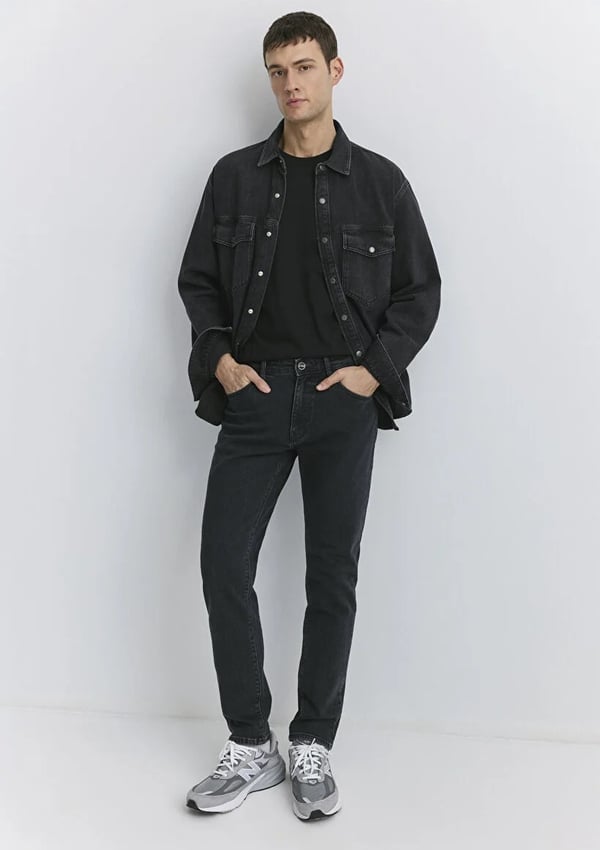 Mavi MiLAN iron Grey Mavi Black Denim Erkek Kot Pantolon