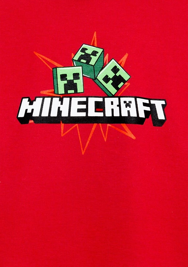 Mavi MINECRAFT SWEATSHIRT Kırmızı Kırmızı Erkek Çocuk Sweatshirt