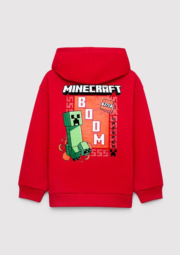 Mavi MINECRAFT SWEATSHIRT Kırmızı Kırmızı Erkek Çocuk Sweatshirt