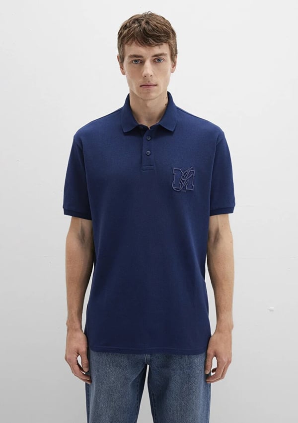 Mavi MJ POLO YAKA TİŞÖRT Pageant Blue Saks Erkek T-Shirt